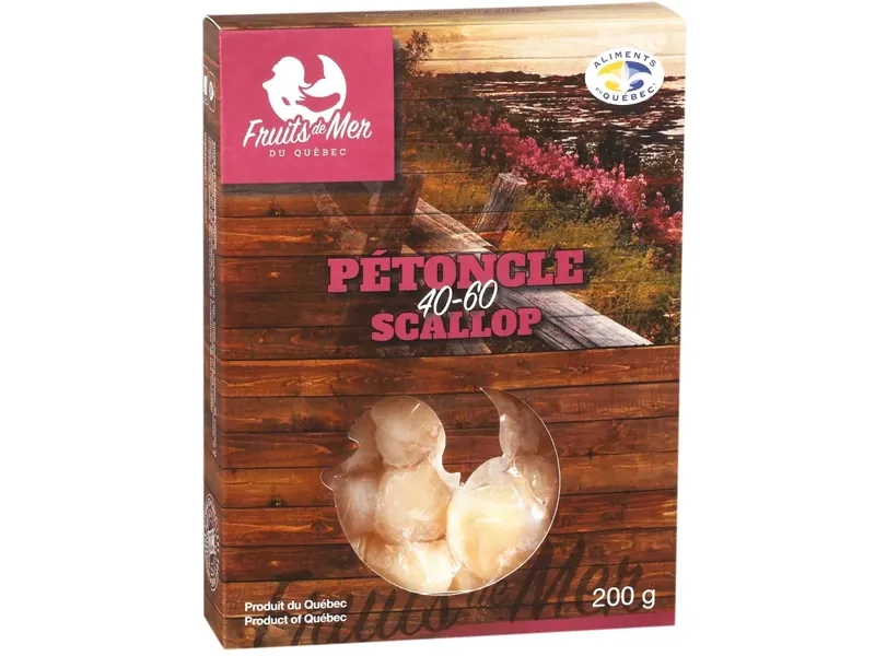 5 frozen scallops boxes