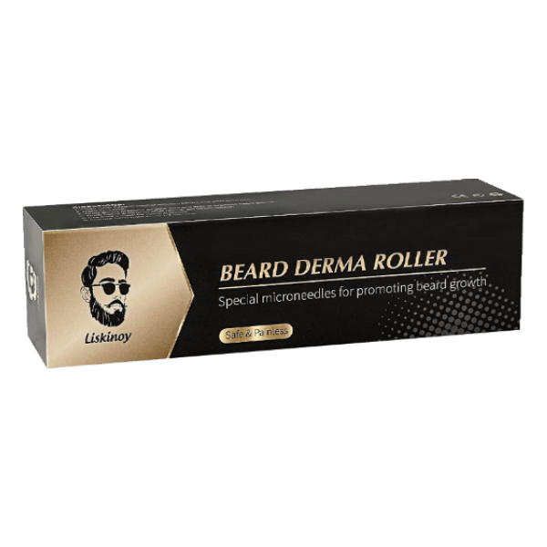 Gold-foil-beard-Derma-roller-boxes