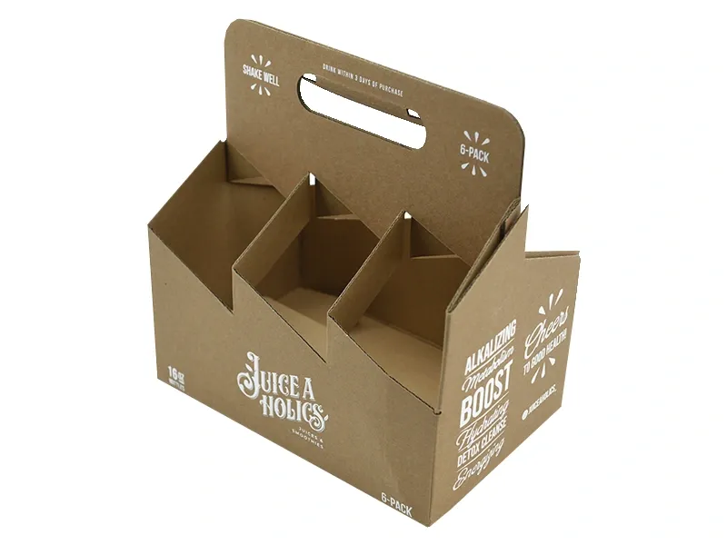 Kraft-Beverage-Carrier-Boxes