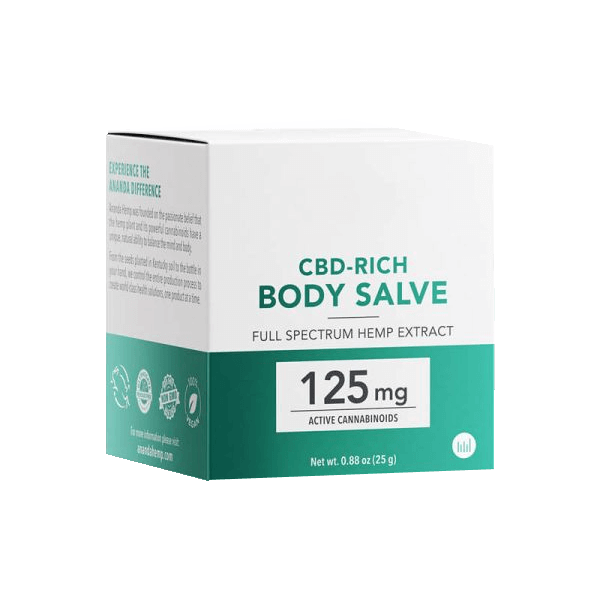 Printed CBD Salve boxes