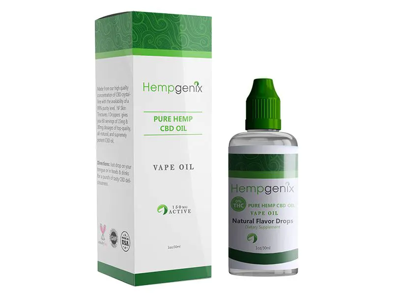 Rectangle Sealend CBD Hemp Oil Boxes 5