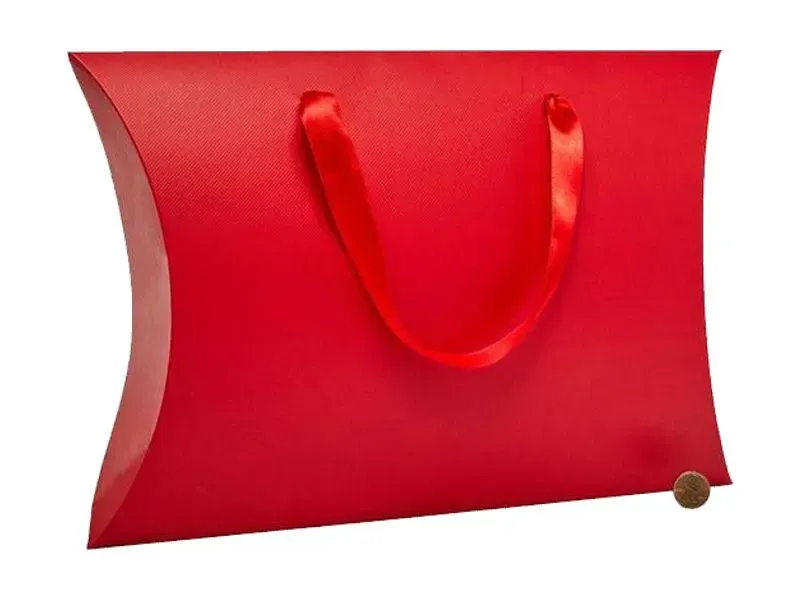 Satin-Red-Pillow-Boxes-With-Ribbon-Handle-1