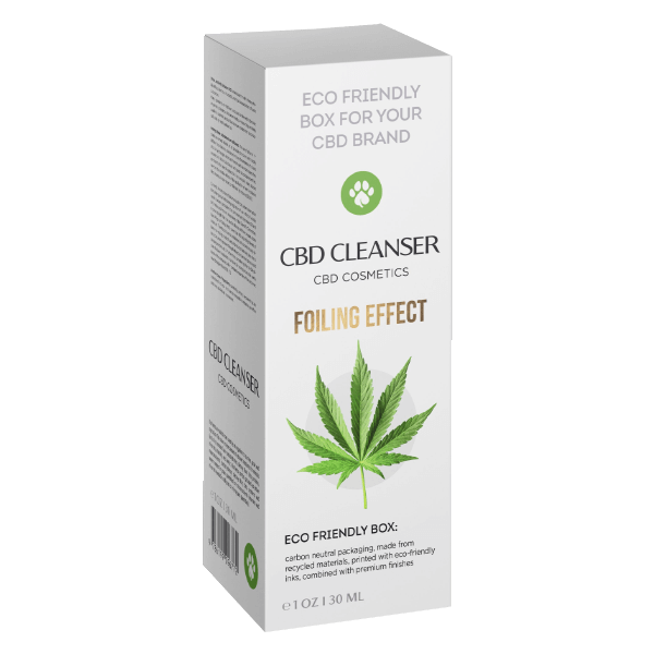 White-cbd-cleanser-boxes