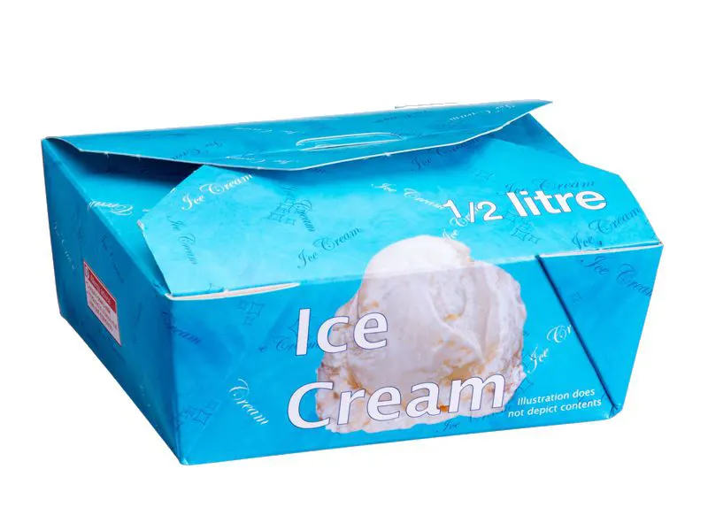Custom Triangle Cone-Shaped Fruit Ice Cream Packing Pointed Bottom Paper  Box - China Box and Custom Box price