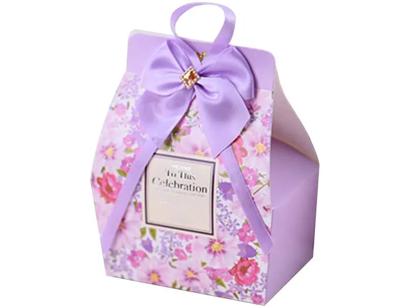 Purple Striped Gift Boxes with purple bows for Jewellery brand new 