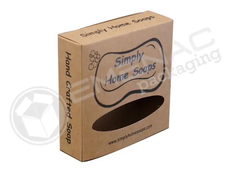 Custom Kraft Soap Boxes, Wholesale Kraft Soap Packaging