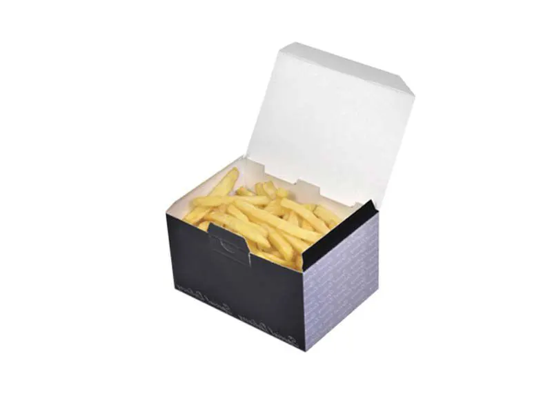 takeaway french fries packaging