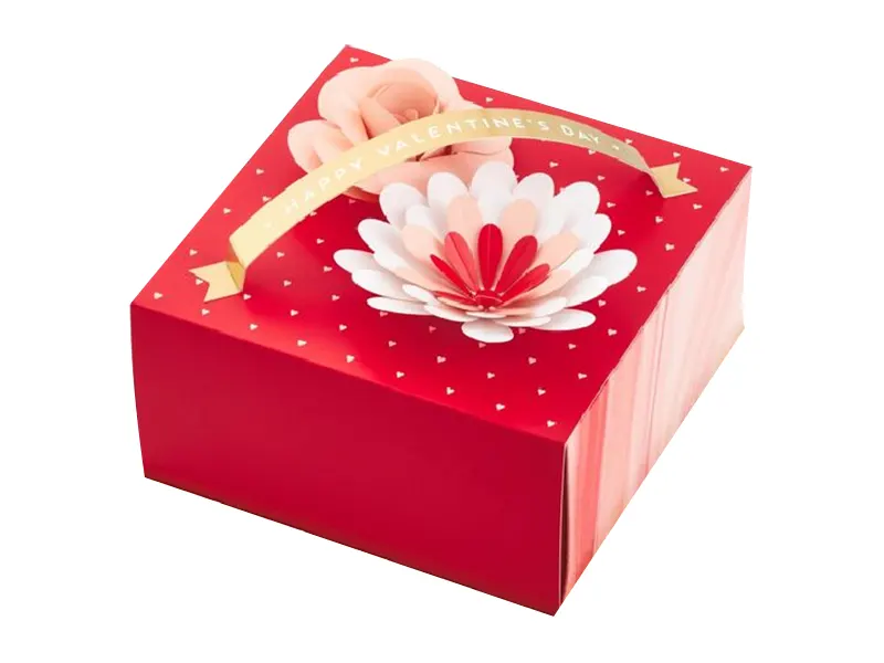 Unique Valentine's Gift Wrap, Handmade