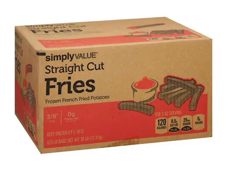 9 mm Frozen French Fries, Packaging Type: Plastic Bag