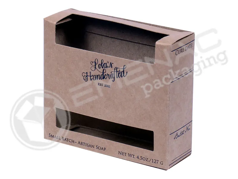 Biodegradable Kraft Paper Soap Box Packaging (CB04)