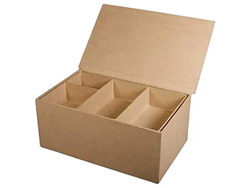 Custom 4 Compartment Packaging Boxes & Brand Promoting Mailers At